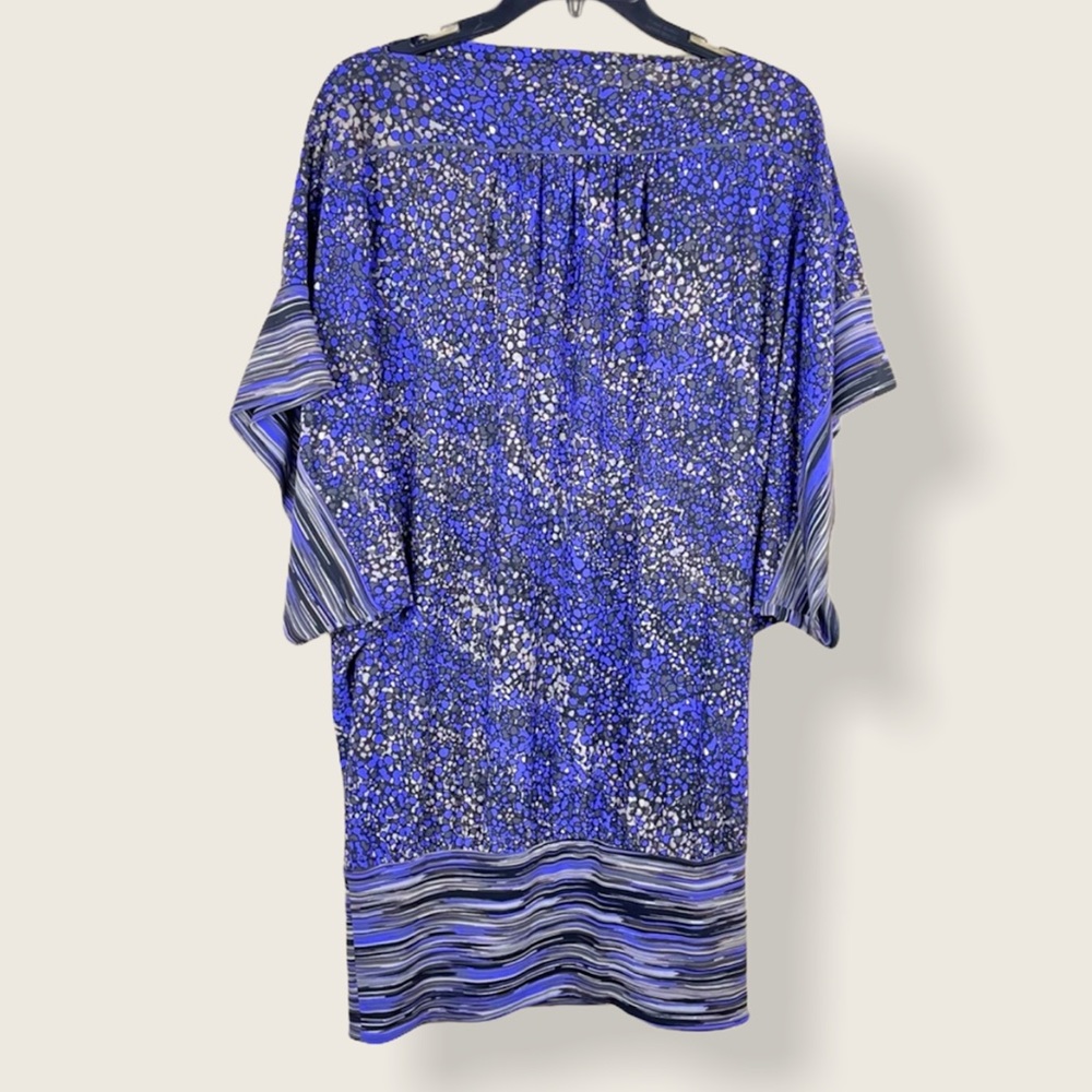BCBGMaxazria Purple kimono sleeve dress size small